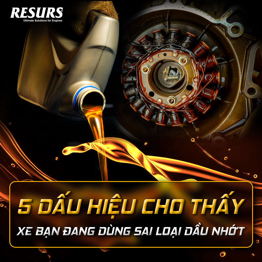 5 dấu hiệu cho thấy bạn đang dùng sai loại dầu nhớt cho xe